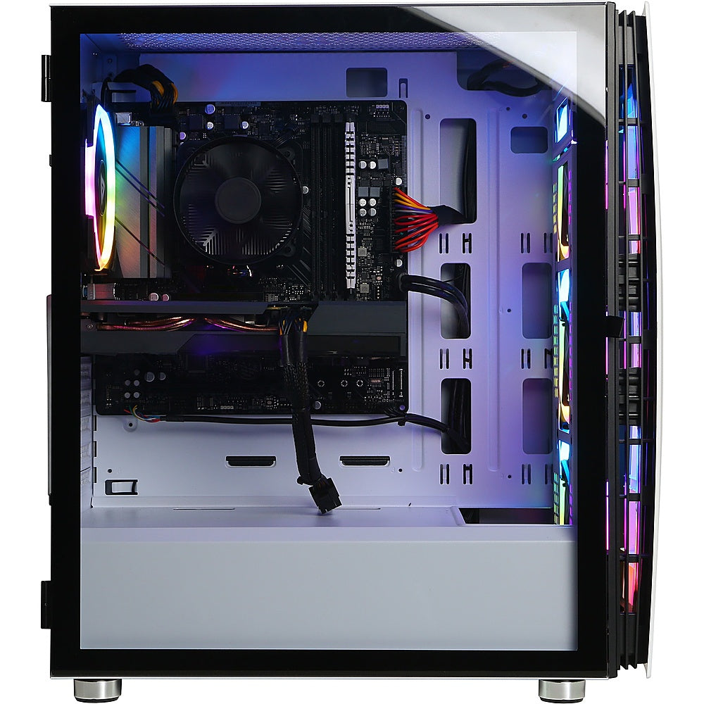 CyberPowerPC - Gamer Master Gaming Desktop - AMD Ryzen 5 7600 - 16GB Memory - NVIDIA GeForce RTX 4060 - 1TB SSD - White_1
