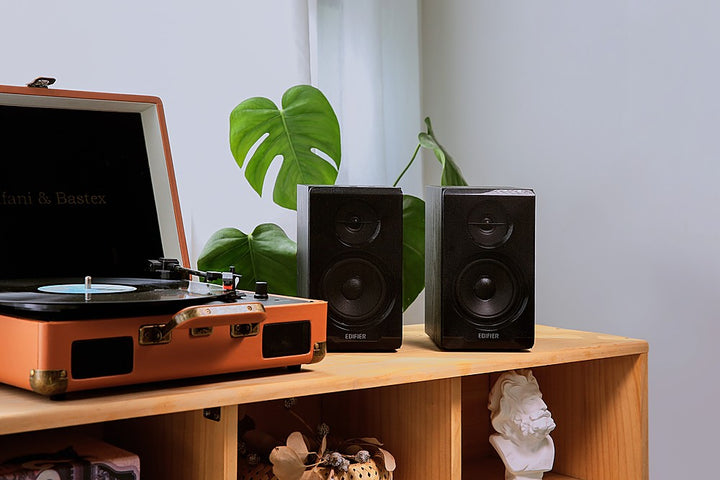 Edifier - R33BT 10W Bluetooth Bookshelf Speakers (Pair) - Black_3