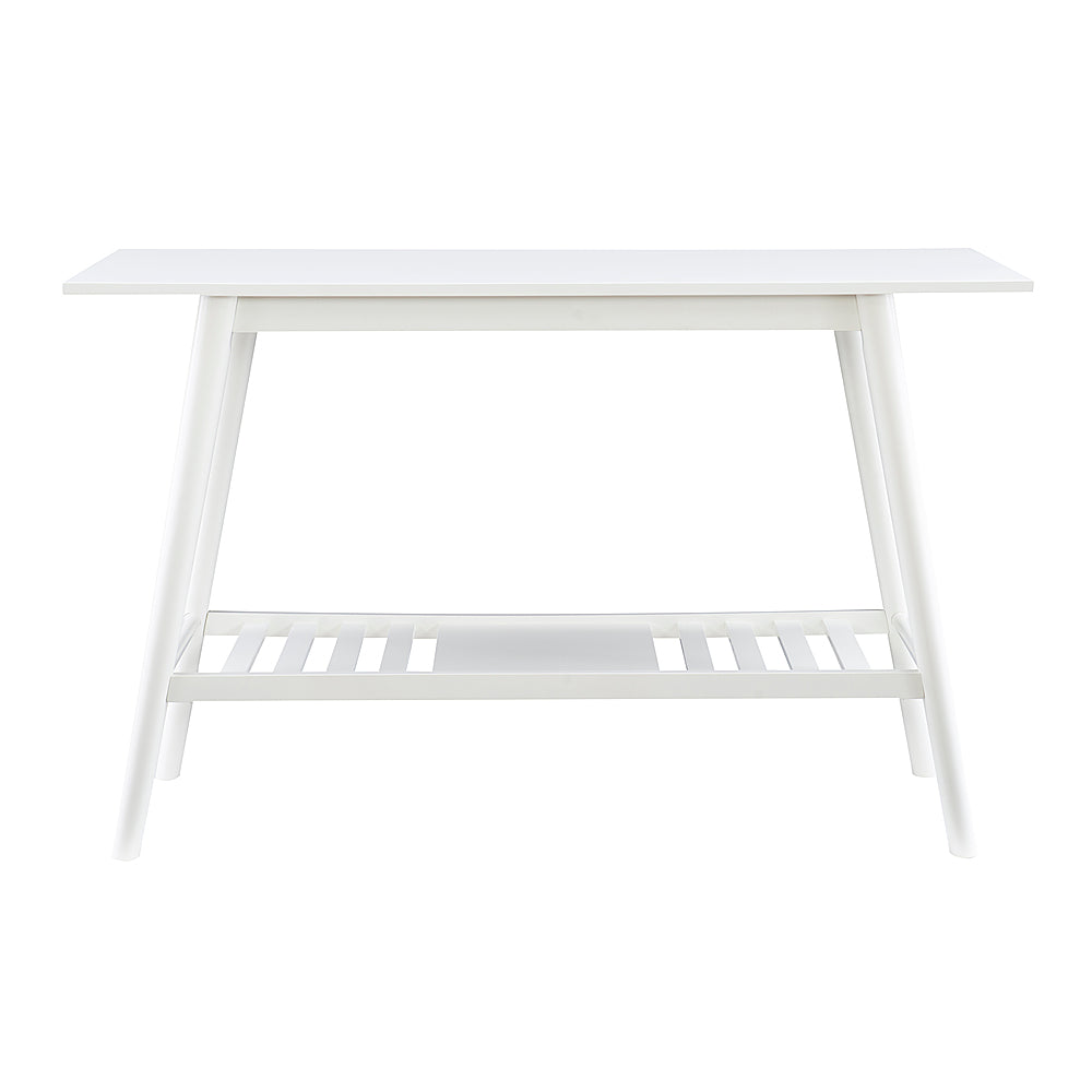 Linon Home Décor - Clayborn Console Table With Shelf - White_1
