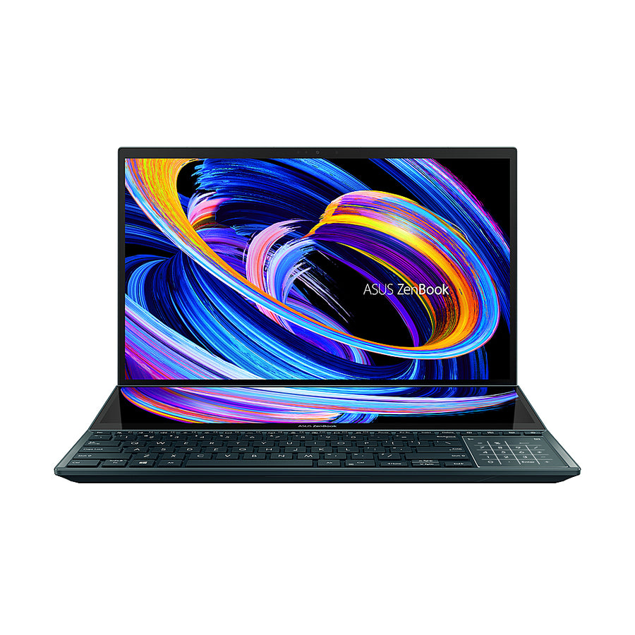 ASUS - Zenbook Pro Duo 15 Touch Laptop OLED - Intel Core i7 with 16GB RAM - Nvidia GeForce RTX 3070 Ti - 1TB SSD_0
