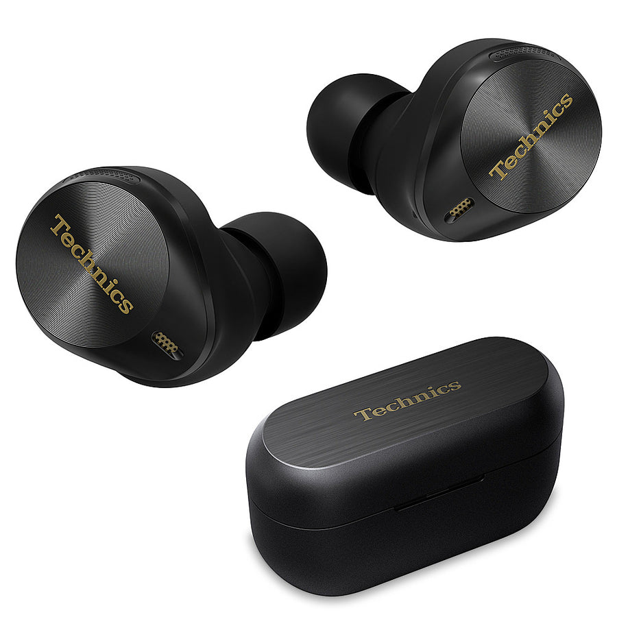 Panasonic - Technics Premium HiFi True Wireless Earbuds with Noise Cancelling, 3 Device Multipoint Connectivity, Wireless Charging - Black_0