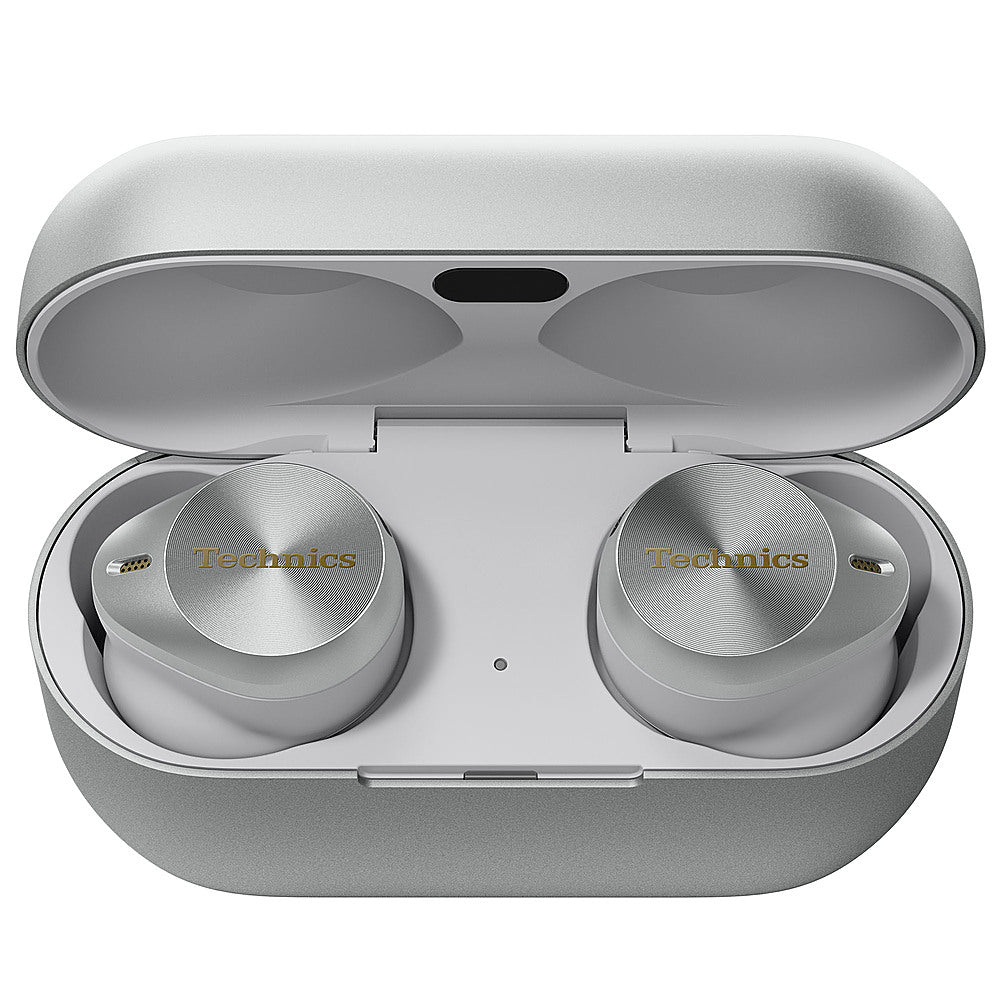 Panasonic - Technics Premium HiFi True Wireless Earbuds with Noise Cancelling, 3 Device Multipoint Connectivity, Wireless Charging - Silver_1