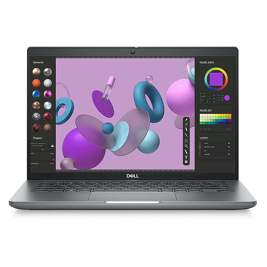 Dell - Mobile Precision 3480 14" Laptop - Intel Core i5-1350P with 16GB Memory - 256GB SSD - Titan Gray_0