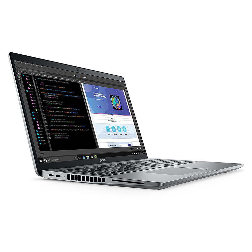 Dell - Mobile Precision 3580 15.6" Laptop - Intel Core i5-1335U with 16GB Memory - 256GB SSD - Titan Gray_1