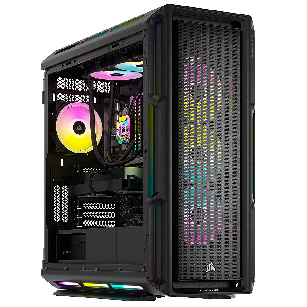 CORSAIR - VENGEANCE i8100 Gaming Desktop - Intel Core i9-13900K-64GB DDR5 6000 MHz Memory-NVIDIA GeForce RTX 4090 - 4TB SSD-Black_1