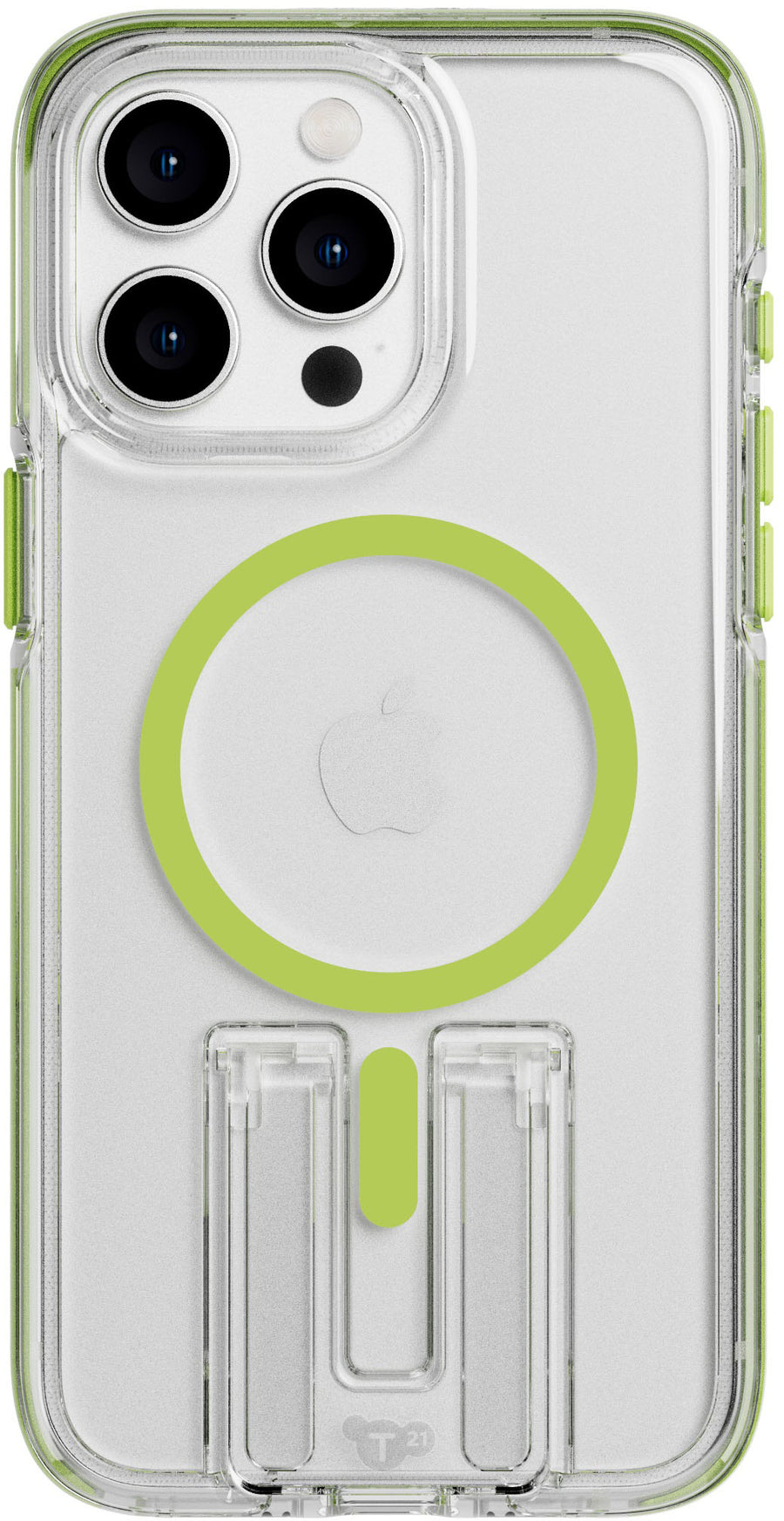 Tech21 - EvoCrystal Kick Case with  MagSafe for Apple iPhone 15 Pro Max - Lime_0