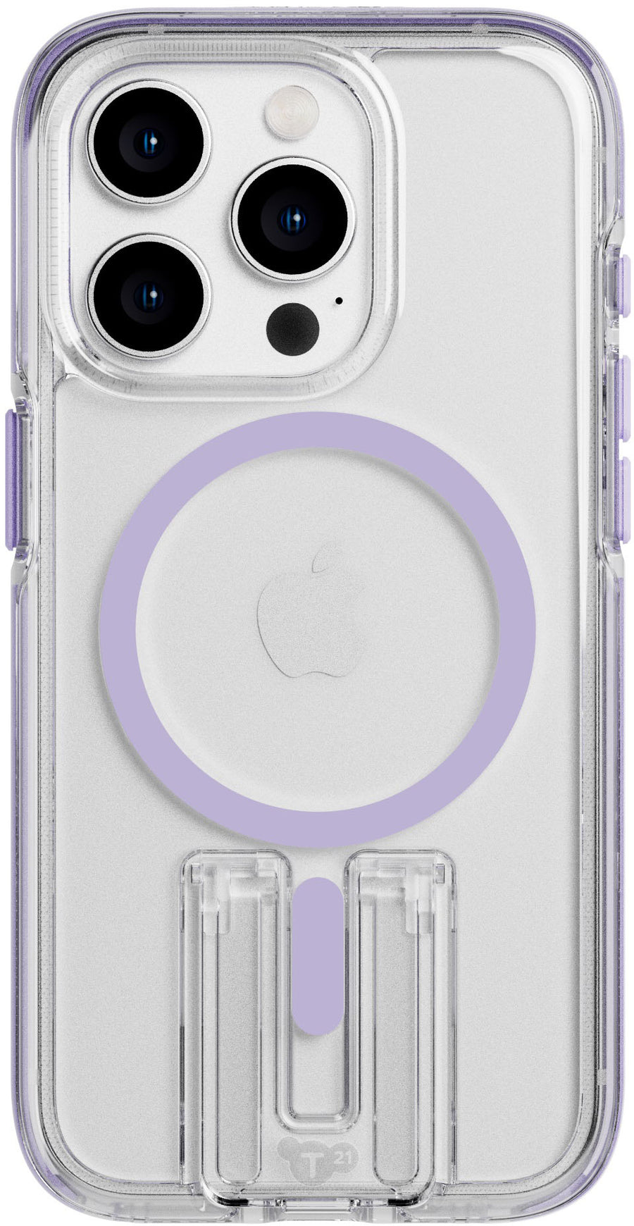 Tech21 - EvoCrystal Kick Case with  MagSafe for Apple iPhone 15 Pro - Lilac_0