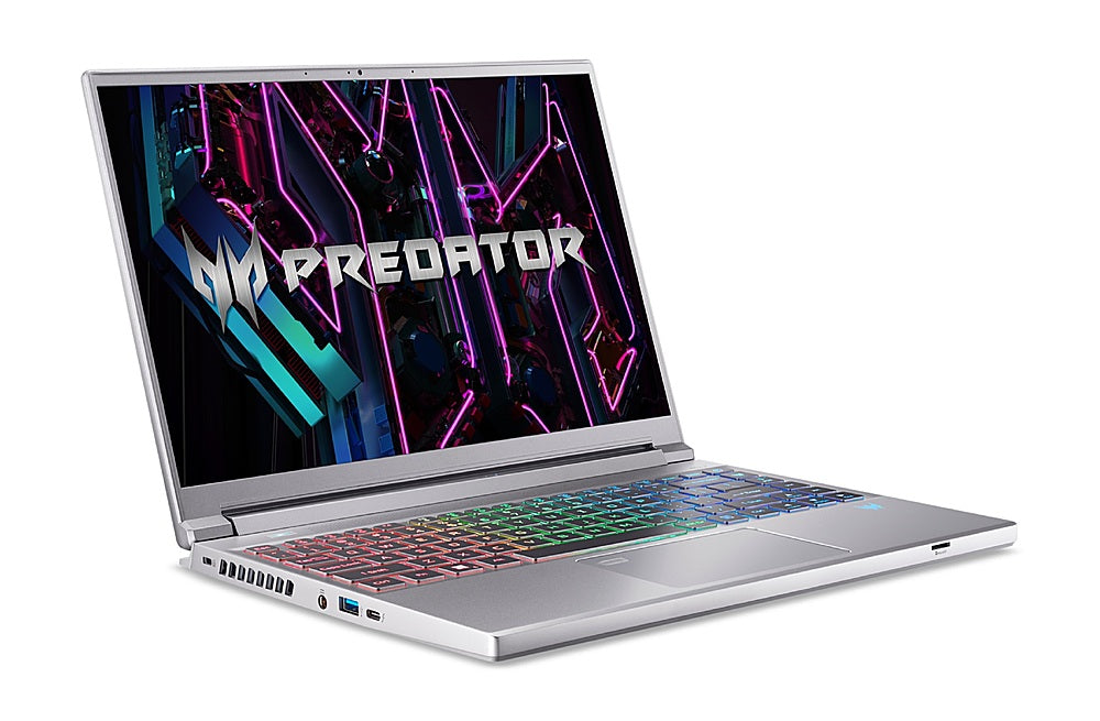 Acer - Predator Triton 14" 165Hz Gaming Laptop WUXGA – Intel 13th Gen i7 with 16GB LPDDR5– GeForce RTX 4050 - 512GB SSD - Sparkly Silver_1