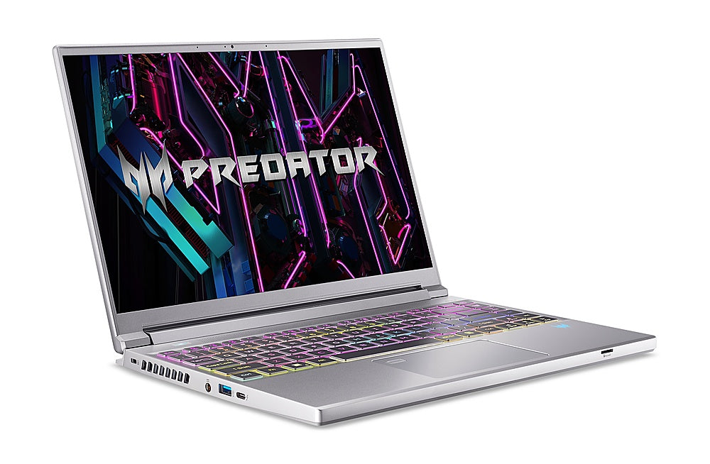 Acer - Predator Triton 14" 250Hz Gaming Laptop Mini-LED – Intel 13th Gen i7 with 16GB LPDDR5 – GeForce RTX 4070– 1TB SSD - Sparkly Silver_1