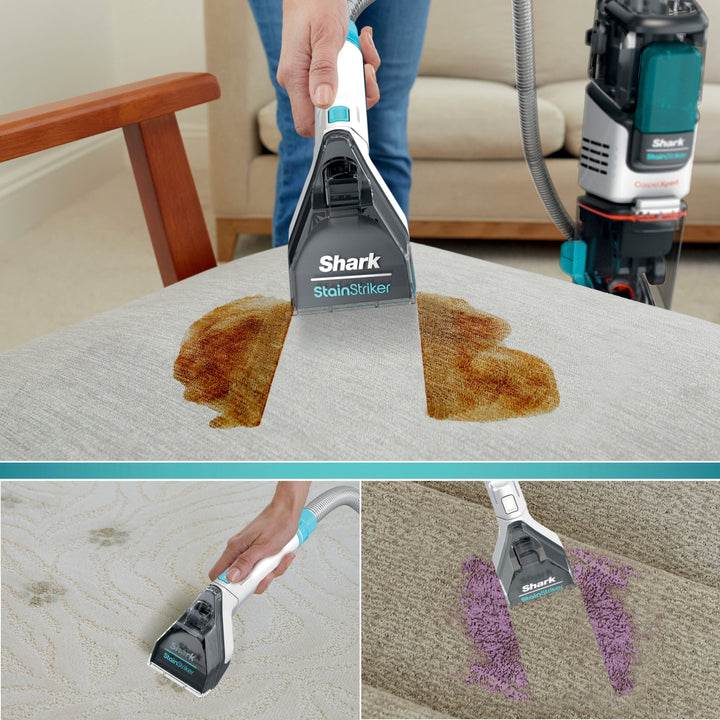 Shark - CarpetXpert with Stainstriker Technology Corded Upright Deep Carpet and Upholstery Cleaner with Built-in Spot Remover - White_7
