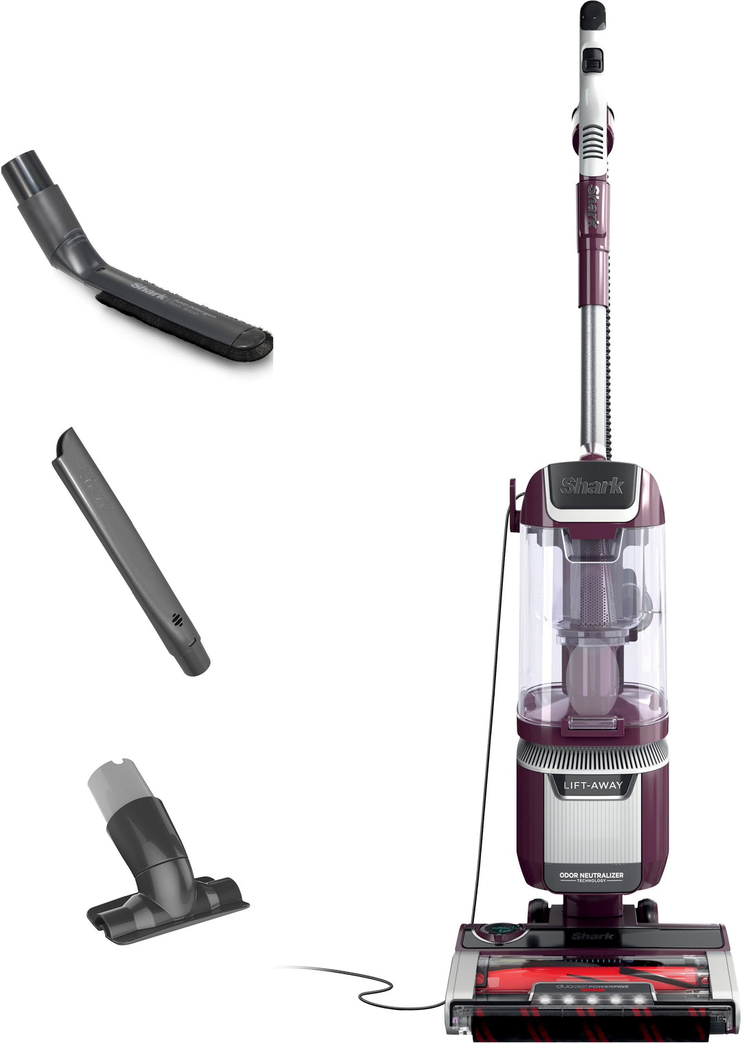 Shark - Rotator Pet Lift-Away ADV Upright Vacuum with DuoClean PowerFins HairPro and Odor Neutralizer Technology - Wine Purple_5