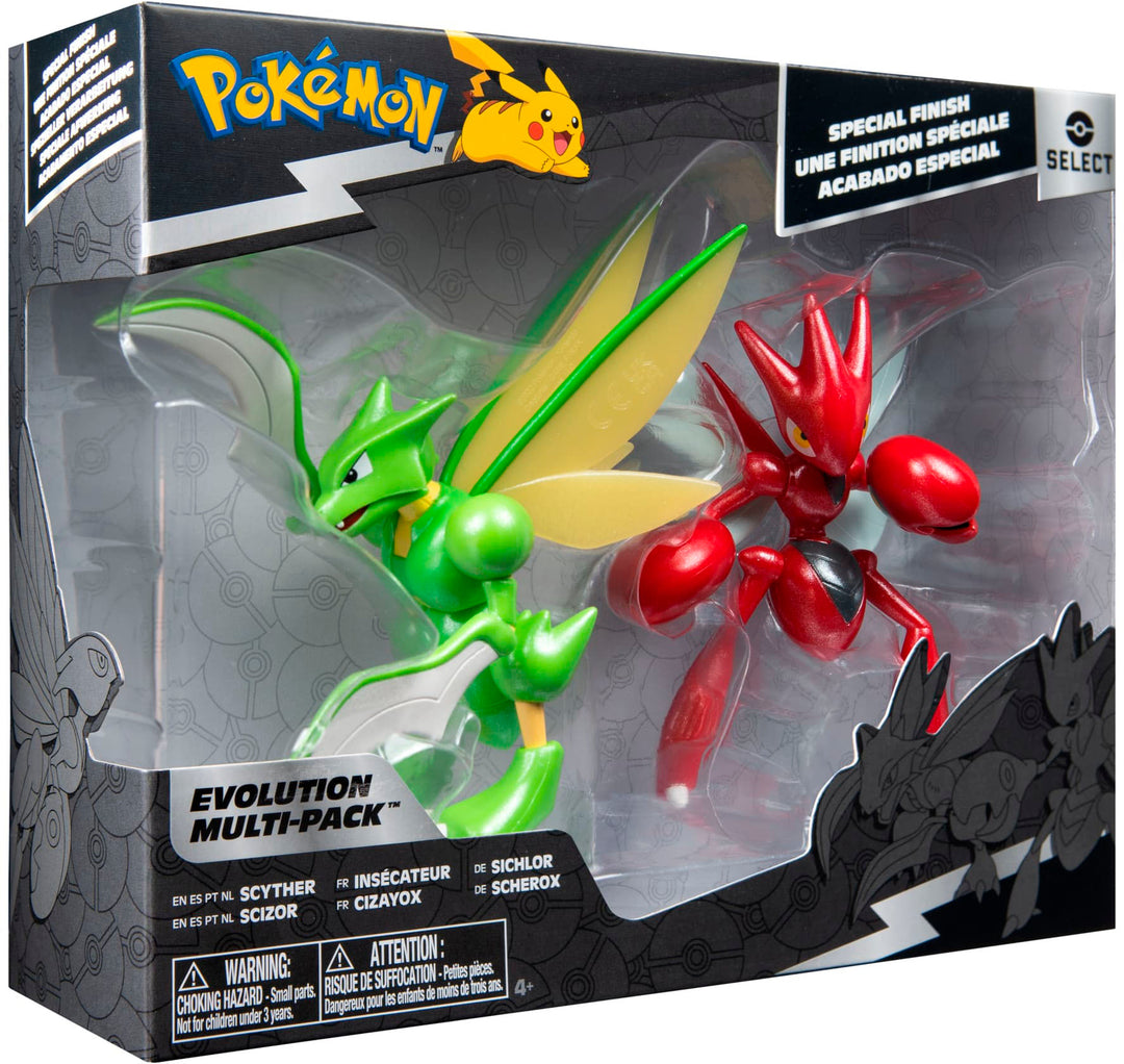 Jazwares - Pokemon Select - Evolution Pack (Scyther/Scizor)_1