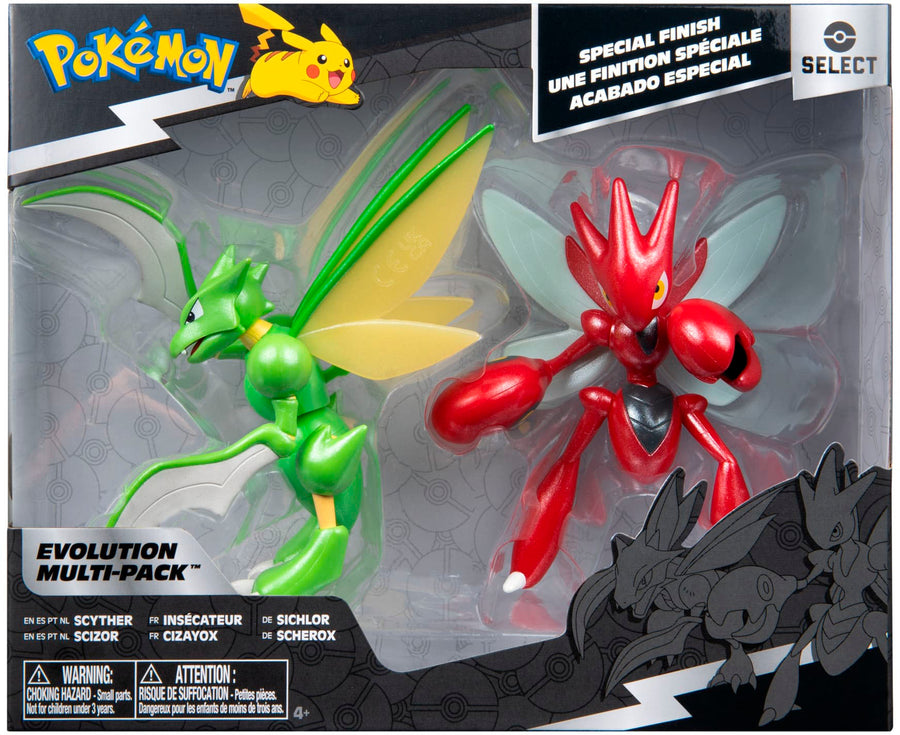 Jazwares - Pokemon Select - Evolution Pack (Scyther/Scizor)_0