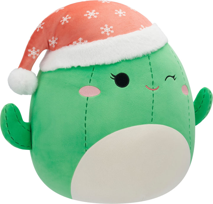 Jazwares - Squishmallows 16" Plush - Holiday - Cactus w/Santa Hat - Maritza_3