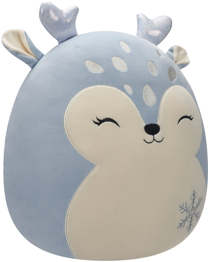 Jazwares - Squishmallows 16" Plush - Holiday Purple Fawn with Snowflake - Farryn_3