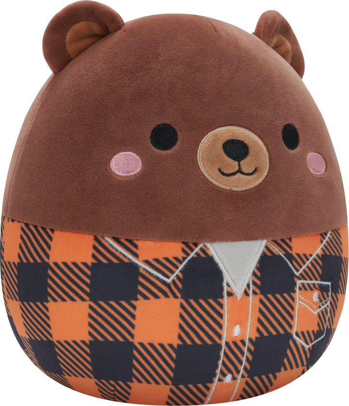 Jazwares - Squishmallows 16" Plush - Harvest Squad Brown Bear in Jacket - Omar_3