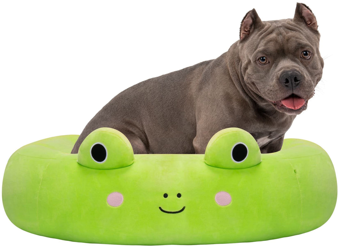 Jazwares - Squishmallows Pet Bed - Wendy the Frog - Large_4