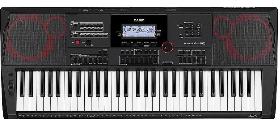 Casio CTX5000 Portable Keyboard with 61 Keys - Black_0
