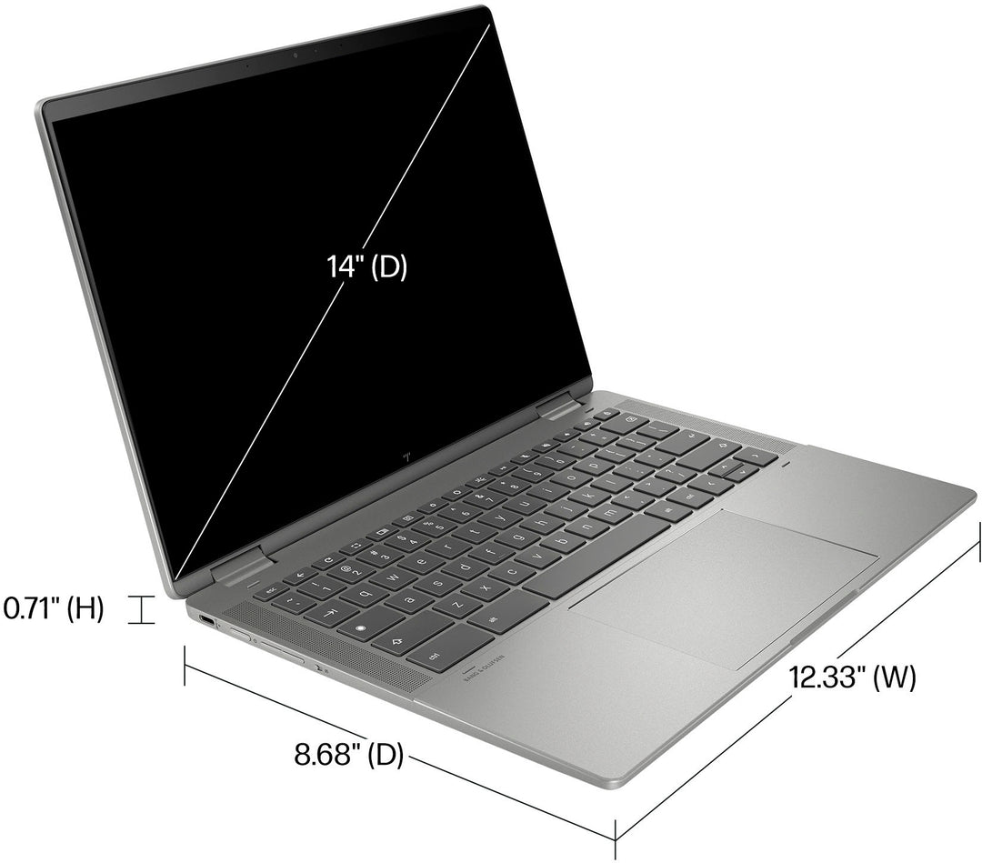 HP - 2-in-1 14" Wide Ultra XGA Touch-Screen Chromebook Plus Laptop - Intel Core i3 - 8GB Memory - 256GB SSD - Mineral Silver_9
