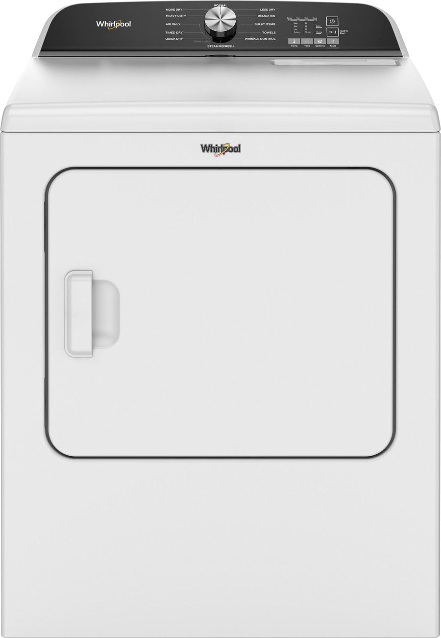 Whirlpool - 7.0 Cu. Ft. Electric Dryer with Moisture Sensor - White_0