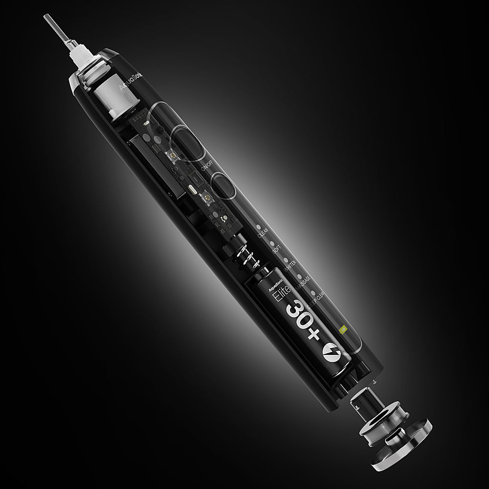 Aquasonic Elite Series Electric Toothbrush - Black - Black_7