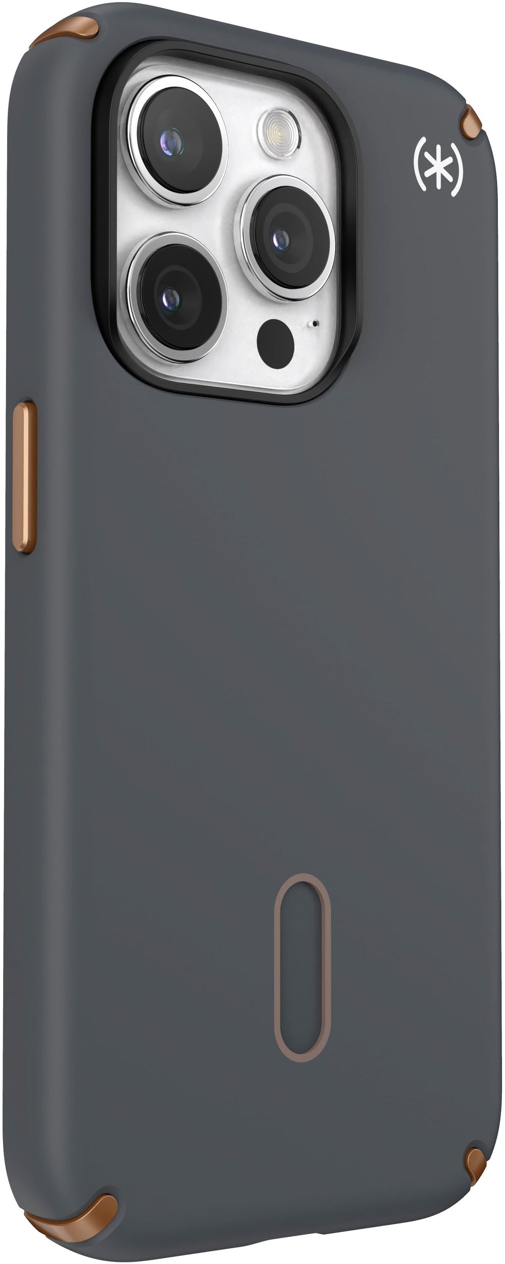 Speck - Presidio2 Pro ClickLock Case with Magsafe for Apple iPhone 15 Pro - Charcoal/Cool Bronze_1