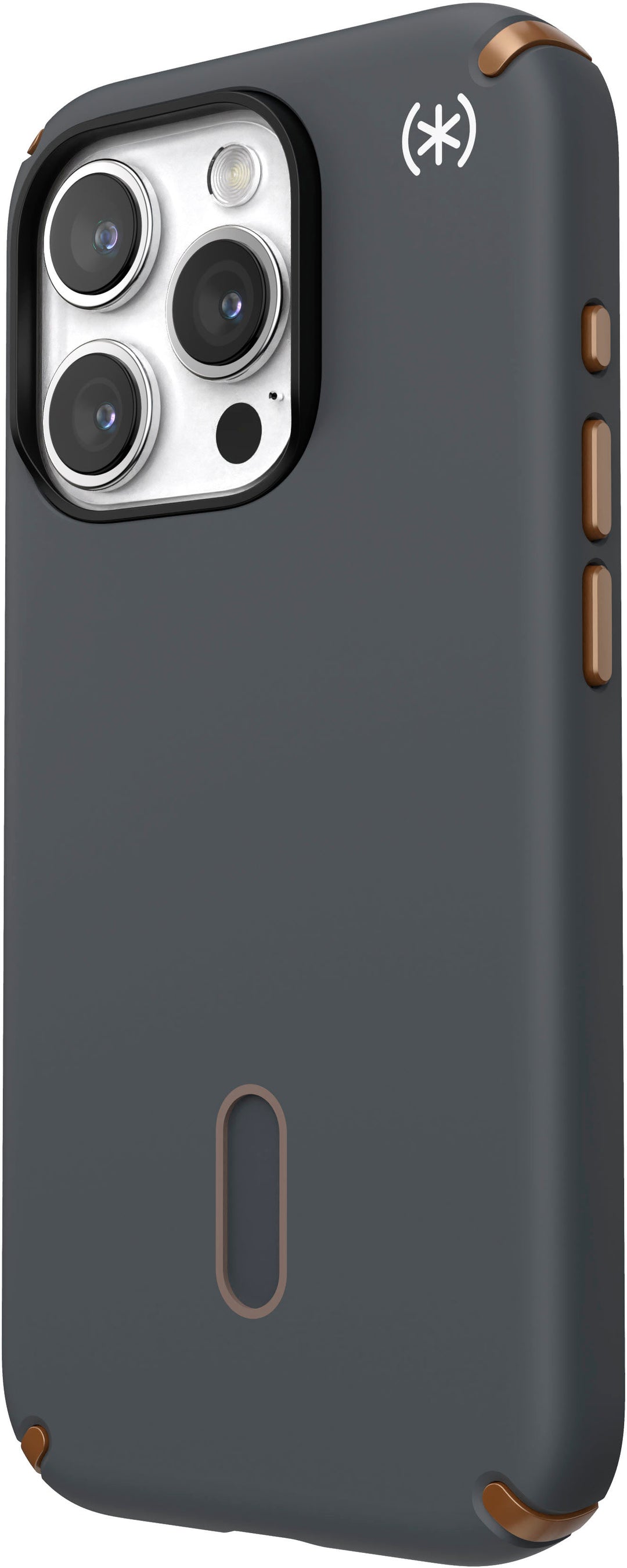 Speck - Presidio2 Pro ClickLock Case with Magsafe for Apple iPhone 15 Pro - Charcoal/Cool Bronze_2