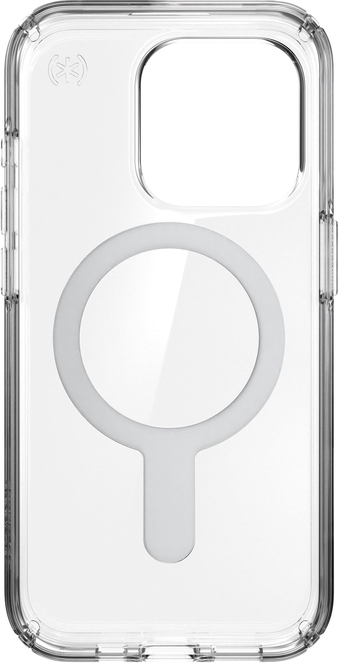 Speck - Presidio Perfect-Clear ClickLock Case with MagSafe for Apple iPhone 15 Pro - Clear/Chrome_4