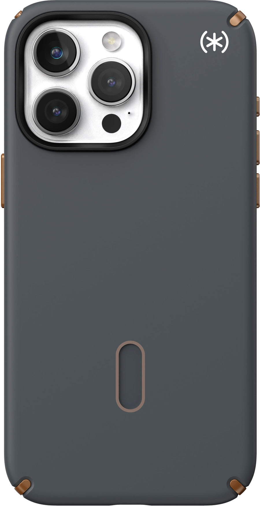Speck - Presidio2 Pro ClickLock Case with MagSafe for Apple iPhone 15 Pro Max - Charcoal/Cool Bronze_0