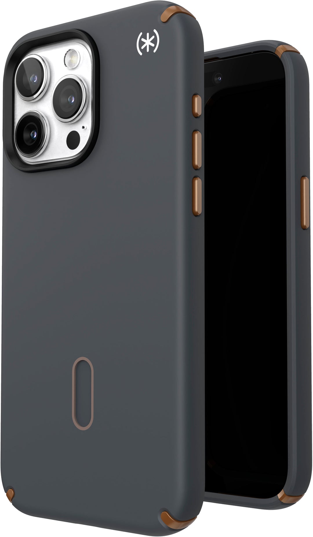 Speck - Presidio2 Pro ClickLock Case with MagSafe for Apple iPhone 15 Pro Max - Charcoal/Cool Bronze_5