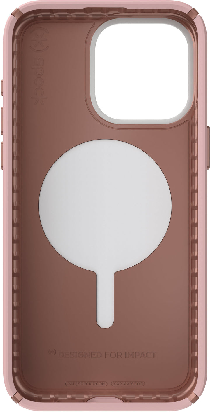 Speck - Presidio2 Pro ClickLock Case with MagSafe for Apple iPhone 15 Pro Max - Dahlia Pink/Rose Gold_4