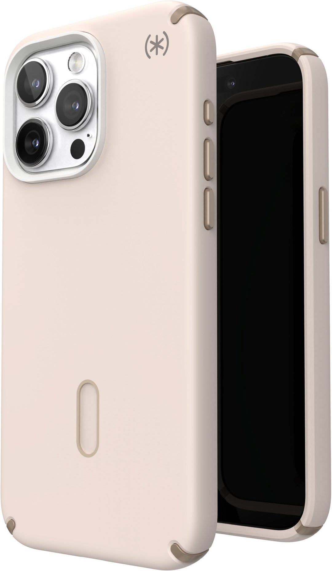Speck - Presidio2 Pro ClickLock Case with MagSafe for Apple iPhone 15 Pro Max - Bleached Bone/Heirloom Gold_5