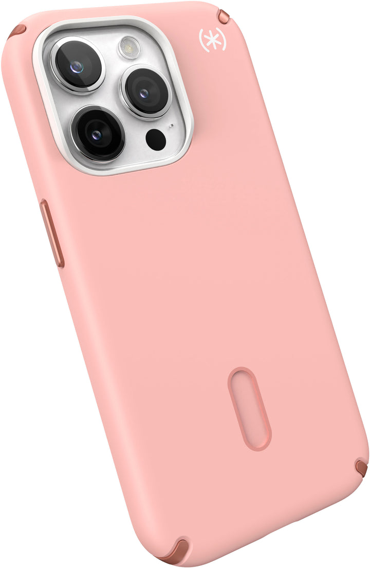 Speck - Presidio2 Pro ClickLock Case with Magsafe for Apple iPhone 15 Pro - Dahlia Pink/Rose Gold_4