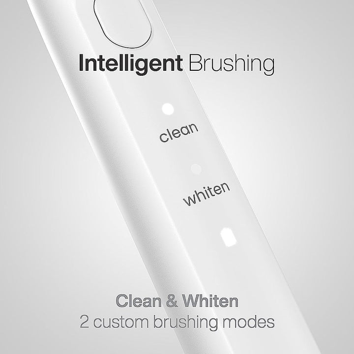 AquaSonic Icon Rechargeable Power Toothbrush | Magnetic Holder & Slim Travel Case - Optic White - white_5