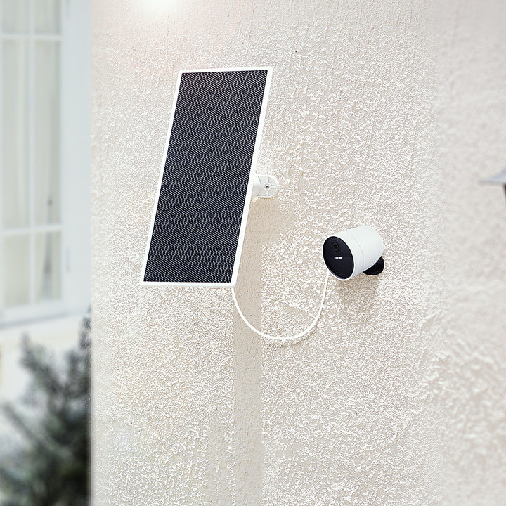 Wasserstein - Solar Panel for SimpliSafe Wireless Outdoor Security Camera (White, 1 pack) - White_3