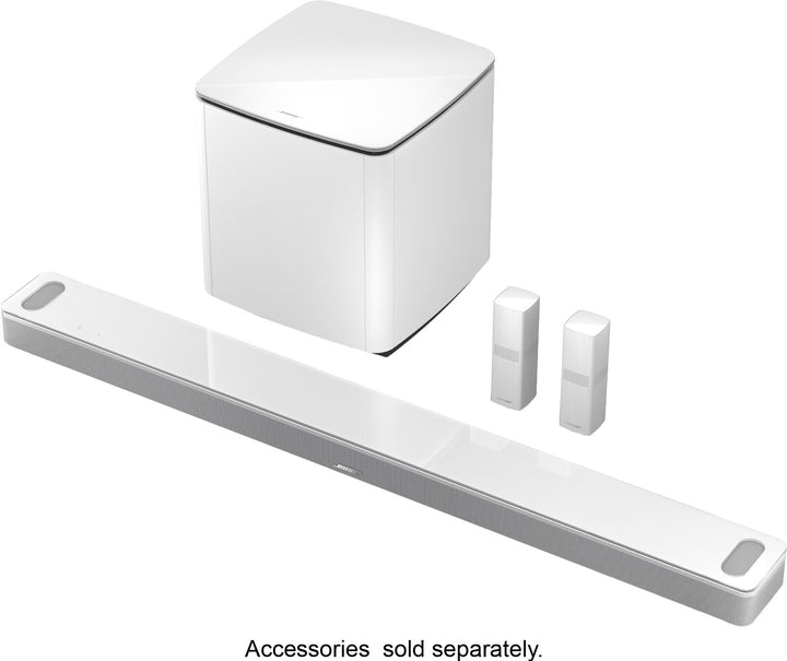 Bose - Smart Ultra Soundbar with Dolby Atmos and voice control - Arctic White_4