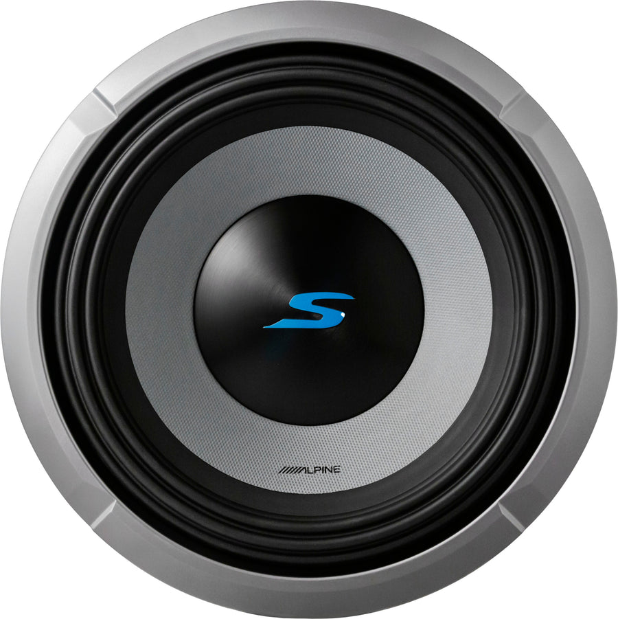 Alpine - Next Generation S-Series 10" Dual-Voice Coil 2-Ohm Subwoofer - Black_0