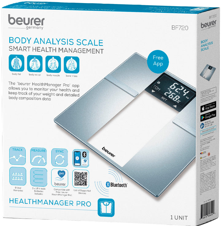 Beurer - Bluetooth Digital Body Weight Scale - Silver_2