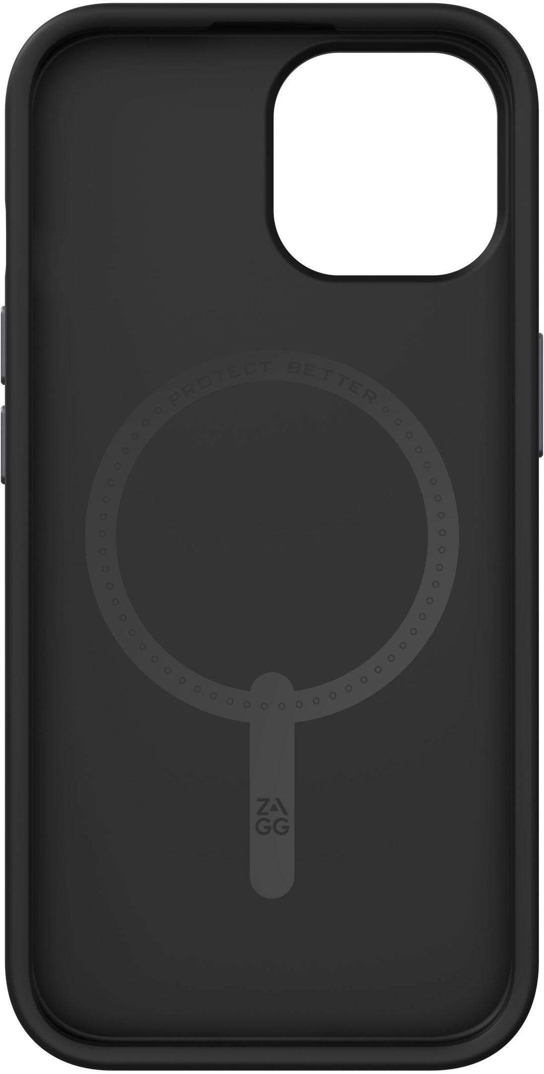 ZAGG - London Snap MagSafe Compatible Case with Stylish Fabric Exterior for Apple iPhone 15 - Black_2