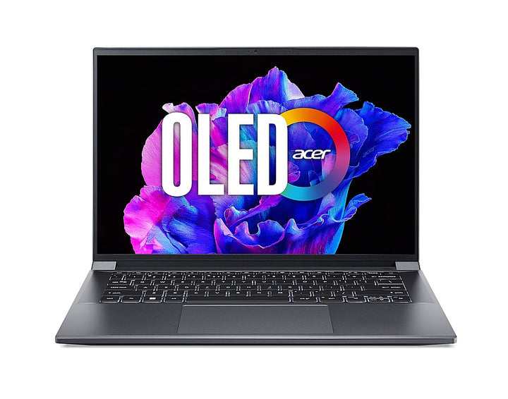 Acer - Swift X 14” OLED 2880 x 1800 120Hz HDR500 Laptop – Intel i7-13700H – GeForce RTX 4050 - 16GB LPDDR5 – 1TB Gen4 SSD - Steel Gray_0