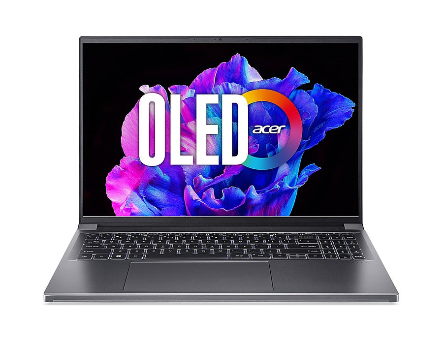 Acer - Swift X 16 – OLED 16" 3200x2000 120Hz HDR500 Laptop – AMD Ryzen 9 7940HS with 16GB LPDDR5– GeForce RTX 4050 –1TB  SSD - Steel Gray_0