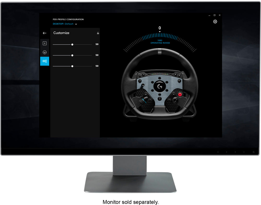 Logitech - PRO Racing Wheel for PC with TRUEFORCE Force Feedback - Black_1