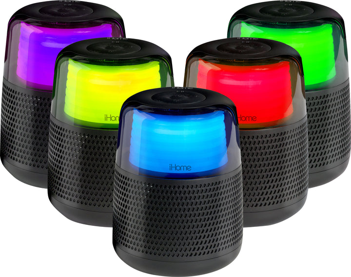 iHome - Bluetooth Color Changing Party Speaker with Wireless Microphone - Black_4