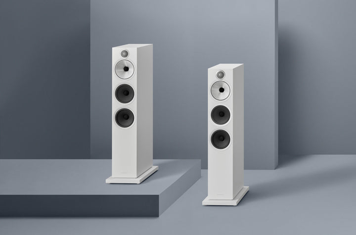 Bowers & Wilkins - 600 S3 Series 3-Way Floorstanding Loudspeaker (Each) - White_4