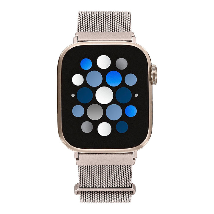 Insignia™ - Stainless Steel Mesh Band for Apple Watch 38mm, 40mm and 41mm (All Series) - Champagne_6