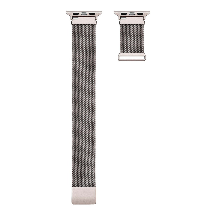Insignia™ - Stainless Steel Mesh Band for Apple Watch 38mm, 40mm and 41mm (All Series) - Champagne_4