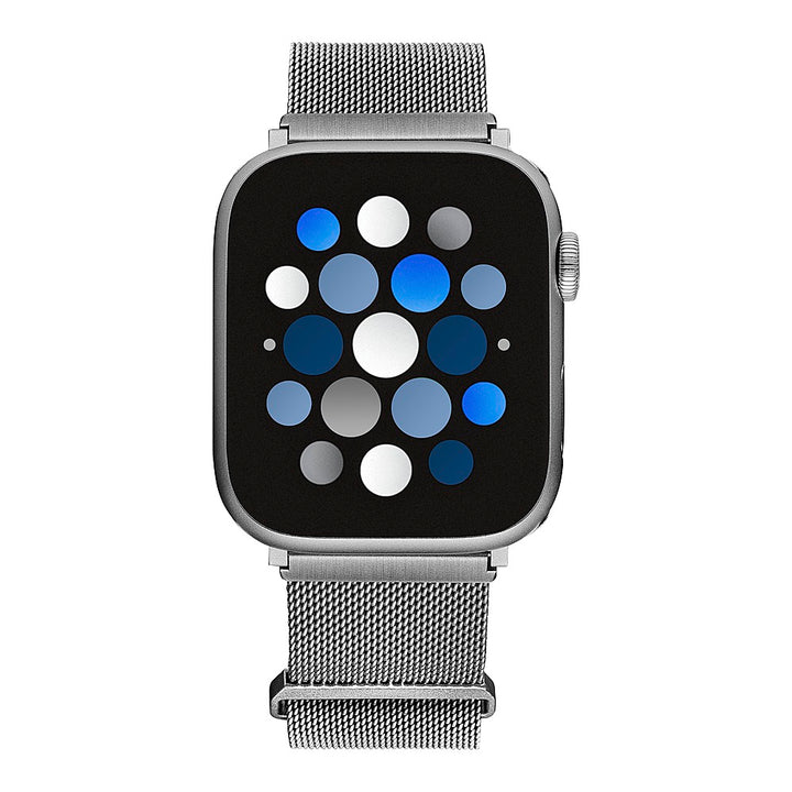 Insignia™ - Stainless Steel Mesh Band for Apple Watch 42mm, 44mm, 45mm and Apple Watch Ultra 49mm (All Series) - Silver_6