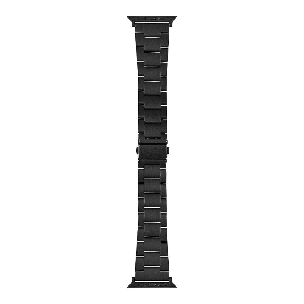Insignia™ - Stainless Steel Link Band for Apple Watch 42mm, 44mm, 45mm and Apple Watch Ultra 49mm (All Series) - Black_4