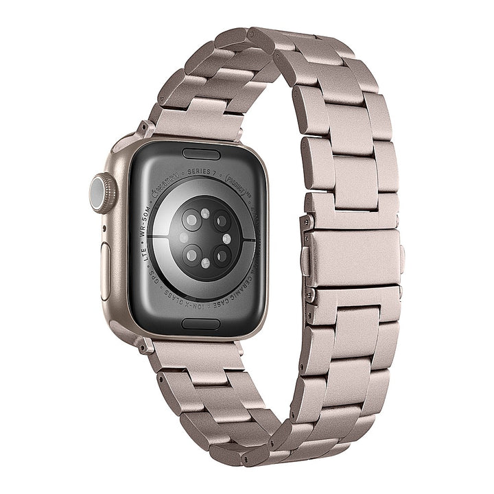 Insignia™ - Stainless Steel Link Band for Apple Watch 38mm, 40mm and 41mm (All Series) - Champagne_5