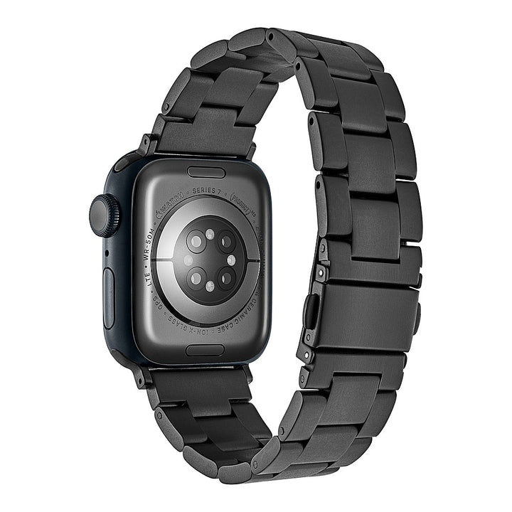Insignia™ - Stainless Steel Link Band for Apple Watch 38mm, 40mm and 41mm (All Series) - Black_5